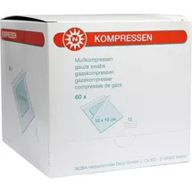 NOBAMED Mullkompressen 10 x 10 cm 60 St.