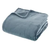 Atmosphera Créateur d'intérieur Fleecedecke Plaid 180 x 230 cm Blau