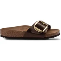Birkenstock Klassische Pantoletten Madrid Big Buckle Damen 393936353131 Schwarz 38 EU - 38