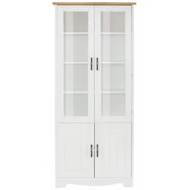 OTTO home Vitrine Trinidad 85 x 0 x 0 cm Gelb/Weiß