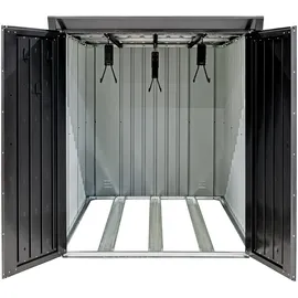 Westmann Velos 2 Fahrradgarage abschließbar schwarz 222 x 133 x 151 cm