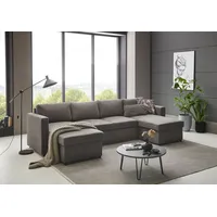 SUN GARDEN SO250 Jena Schlafsofa U-Form - Schwarz