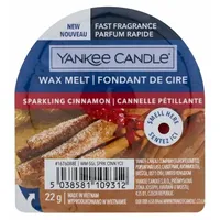 Yankee Candle Sparkling Cinnamon Wachsmelt 22 g rot