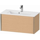 Duravit XViu Waschtisch-Unterschrank XV40790B112 81 x 40 x 39 cm, eiche gebürstet, 1 Auszug, wandhängend, champagner matt