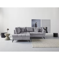 INOSIGN Ecksofa »Lörby L-Form«, auch mit Aqua clean-Bezug, feine Steppung im Sitzbereich, lose Kissen, bunt