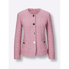 Creation L Premium creation L Blusenblazer Woll-Mix-Blazer Langarm rosa 36