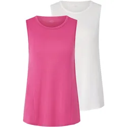 Tchibo - 2 Sport-Tops - Damen - Gr. XS - pink