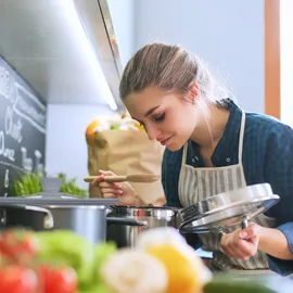 Relaxdays Universal-Topfdeckel rot 27,5 cm