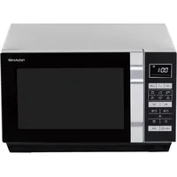 Sharp R360S, Mikrowelle, Silber