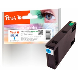 Peach E70  Druckerpatrone XL cy ersetzt Epson T7022 c, C13T70224010 für z.B. Epson WorkForce Pro WP -4015 DN, Epson WorkForce Pro WP -4025 DW