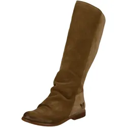 Stiefel FELMINI "Felmini Stiefel Veloursleder", Damen, Gr. 39, grau, Veloursleder, casual, Schuhe