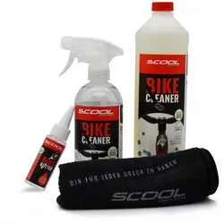 Bike Cleaner Set - Premium Fahrradreinigungsset - Für Kinder - und Jugendfahrräder - Umweltfreundlicher Reiniger für gründliche Pflege & Schutz