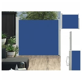 vidaXL Ausziehbare Seitenmarkise 100 x 300 cm blau 48372