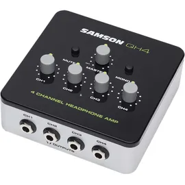 Samson QH4 4 Channel Mini Headphone Amplifier-POWER AMPLIFIER