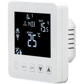casativo-power WLAN-Thermostat Unterputz für Fussbodenheizung 1 St. Weiß