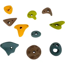 Kletterwand SMALL FOOT "Klettersteine Adventure", bunt, Klettergerüste, Kinder, Kunststoff