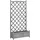 vidaXL Pflanzkübel mit Spalier 194 x 60 x 30 cm Grau