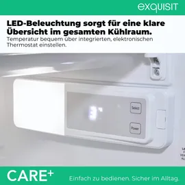 Exquisit KS16-4-HEA-090E Kühlschrank (106 l, 865 mm hoch, Weiss)