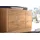 OTTO home Sideboard OTTO HOME "Logo,130cm breit,42 cm tief, Fronten Massivholz,2 breite Fächer", beige (kernbuche teilmassiv), B:130cm H:80cm T:42cm, Holz teilmassiv, Sideboards, Sideboard, Holz massiv, Holzwerkstoff, Metall Griffe,3Türen,3Schubladen