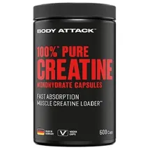 Body Attack 100% Pure Creatine Kapseln 600 St.