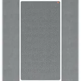 NOBO Notiztafel Move & Meet 90 x 180 cm Grau/Weiß
