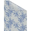 LICHTBLICK Fensterfolie selbstklebend, Sichtschutz, Blueprint Palms - Blau, B/L: ca. 100x180 cm x 180 blau Fensterdekoration