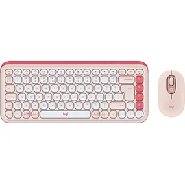 Logitech POP Icon Combo US Rose und Off-White