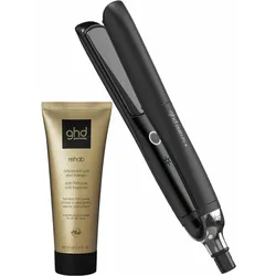 ghd platinum+ Glätteisen schwarz & rehab Haarstyling-Treatment Set