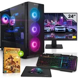 Megaport Gaming PC Komplett Set  - AMD Ryzen 5 9600X - GeForce RTX4070 12GB - 32GB DDR5 RAM - 1TB M.2 SSD - Windows 11 - 2209-DE