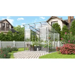 Vitavia Gewächshaus "Freya 7600",aluminium eloxiert,7,6 m2