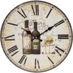 Myflair Möbel & Accessoires Wanduhr »"Walram"«, weiß, rund, römische Ziffern, dekorativ in Küche & Wohnzimmer Myflair Möbel & Accessoires weiß