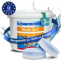 HOMECALL Azuro Chlortabletten 5 in 1 Chlor Multitabs 200g
