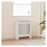 vidaXL Heizkörperabdeckung 2 pcs Weiß 78 x 19 x 81,5 cm Holzwerkstoff