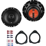 EHO JBL Stage1 61F Lautsprecher mit Einbauset passend für Audi A1 (8X) ab 2010 Seitenteil Heck 400 W 165mm 2 Wege Koax