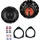 EHO JBL Stage1 61F Lautsprecher mit Einbauset passend für Audi A1 (8X) ab 2010 Seitenteil Heck 400 W 165mm 2 Wege Koax