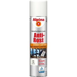Alpina Metallschutz-Lack Anti-Rost Spray Weiß matt