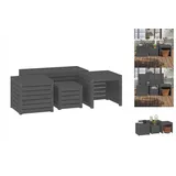 vidaXL Gartenbox-Set 3610 x 1300 cm Grau