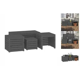 vidaXL Gartenbox-Set 3610 x 1300 cm Grau