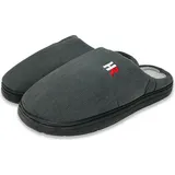 Textil Hausschuhe Pantoffel Modell CORDOBA HR Dunkelgrau 46/47 - 47