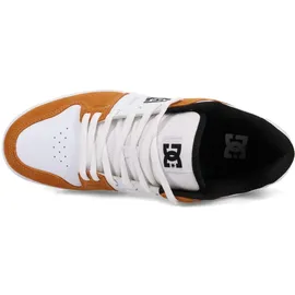 DC Shoes "Manteca", Herren, Gr. 9(42), weiß (wheat, weiß), Obermaterial: Leder (Kuh) / Futter: Textil / Außensohle: Gummi., Schuhe Schnürschuh