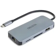 Dicota USB-C 8-in-1 Multi Hub 4K PD 100W