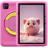 Blackview Tab A6 Kids | Kinder Tablet 10,1" HD+ IPS | 12GB RAM + 128GB | 1TB TF erweiterbar | 5100 Akku | 8MP + 5MP Kamera | Android 14 | Wi-Fi | Kindersicherung | Eva Hülle | Rosenrosa