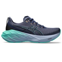 ASICS Novablast 4 Neutralschuh Damen - Dunkelblau, Grün, Größe 43.5