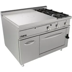 SARO Glühplattenherd Gasofen+ 2 Brenner +Tür Modell LQ