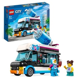 LEGO City 60384 Slush-Eiswagen Set, Fahrzeug-Spielzeug für Kinder