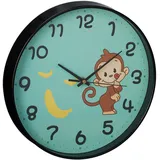 Relaxdays Affenuhr 29,5 cm analog türkis