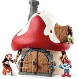 Schleich Schlumpf Haus mit 2 Figuren