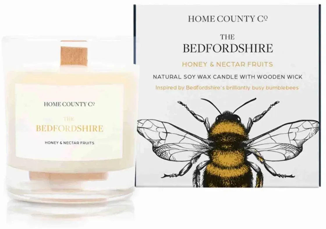 Home County Candle Luxus Duftkerze Bedfordshire Honig & Nektarfrüchte 200g