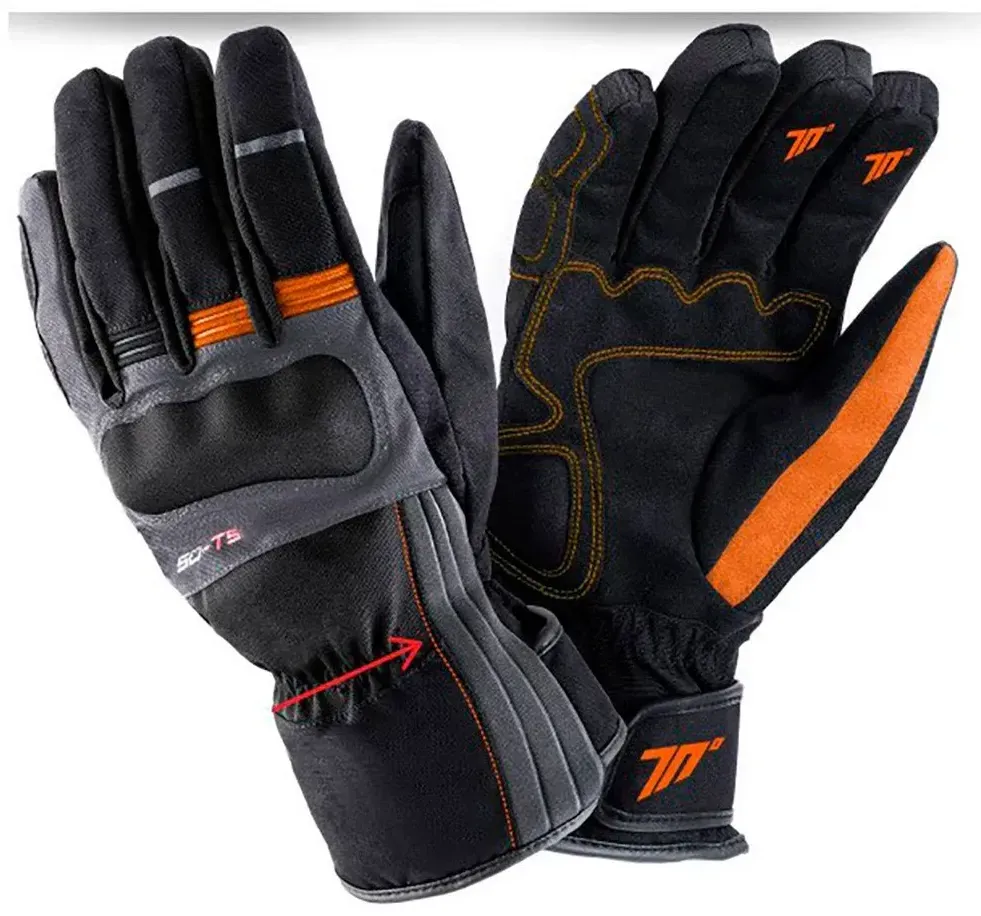 Seventy Degrees Sd-t5 Handschuhe - Black / Dark Grey / Orange - S