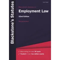 Oxford University Press Blackstone's Statutes on Employment Law von